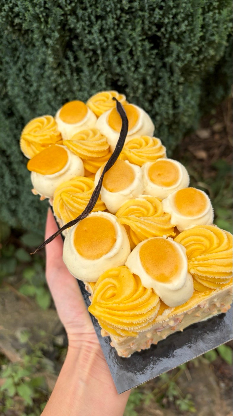 Bûche glacée — finition